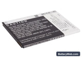 Huawei Ascend G750 Replacement Battery, 3.8V, 3000mAh, Li-ion 4
