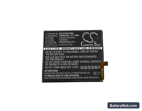 Huawei G9 Plus Replacement Battery, 3.85V, 3300mAh, Li-Polymer 3