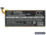 Huawei H891L Replacement Battery, 3.8V, 2000mAh, Li-Polymer 5