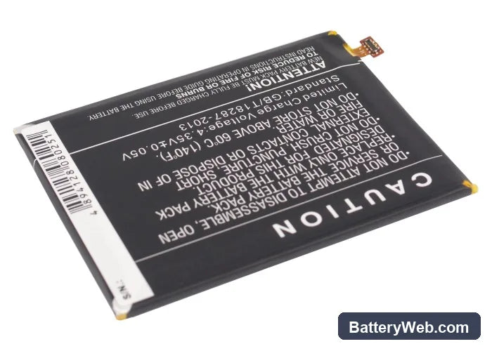 Huawei Ascend Mate Replacement Battery, 3.8V, 3900mAh, Li-Polymer 4