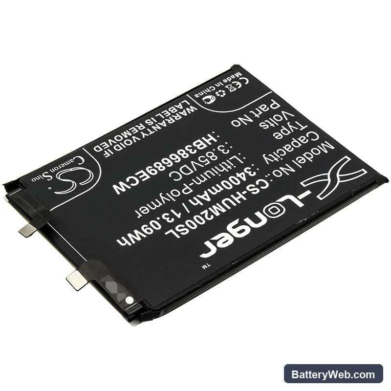 Huawei Honor Magic 2 Replacement Battery, 3.85V, 3400mAh, Li-Polymer 2