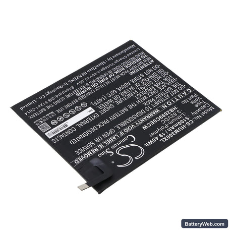 Huawei Mediapad M3 TD-LTE Replacement Battery, 3.82V, 5100mAh, Li-Polymer 2