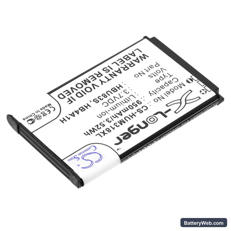 AT&T GoPhone U2800A Replacement Battery, 3.7V, 950mAh, Li-ion 2