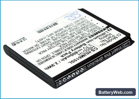 Huawei M615 Replacement Battery, 3.7V, 800mAh, Li-ion 2