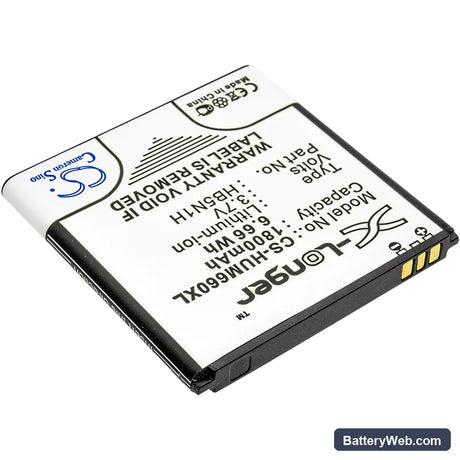 MetroPCS HWM931 Replacement Battery, 3.7V, 1800mAh, Li-ion 2