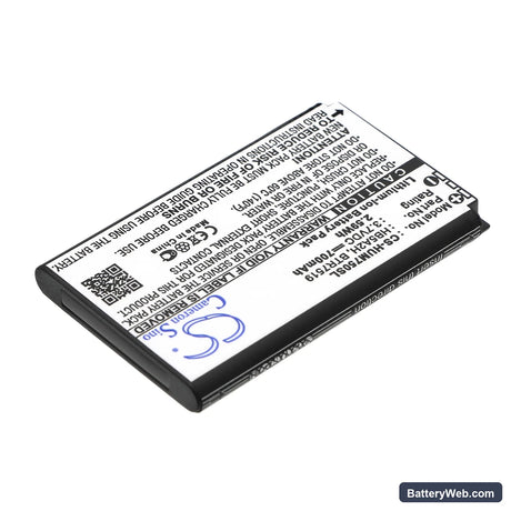 T-Mobile Tap Replacement Battery, 3.7V, 700mAh, Li-ion 2