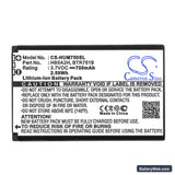 T-Mobile Tap Replacement Battery, 3.7V, 700mAh, Li-ion 3