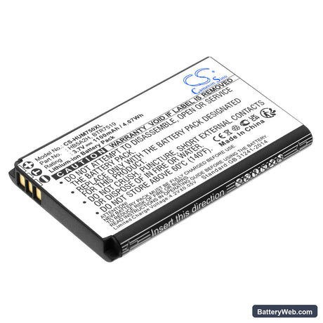 Huawei M750 Replacement Battery, 3.7V, 1100mAh, Li-ion 1