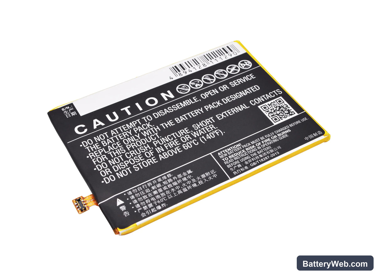 Huawei Mate 8 Replacement Battery, 3.8V, 4000mAh, Li-Polymer 3