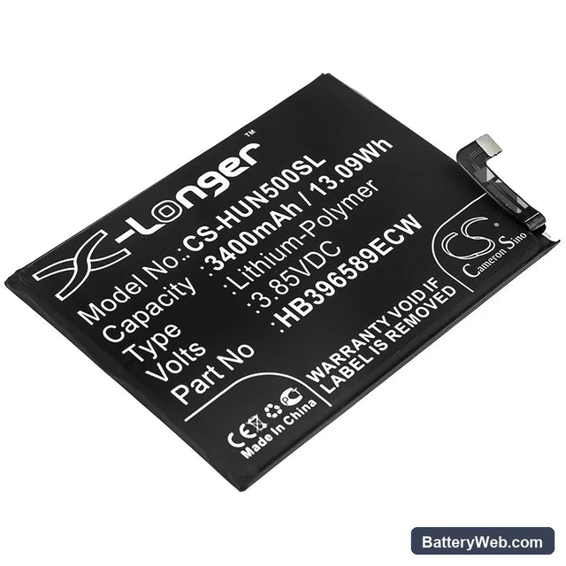 Huawei Nova 5 Replacement Battery, 3.85V, 3400mAh, Li-Polymer 1