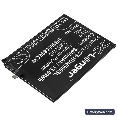 Huawei Nova 5 Replacement Battery, 3.85V, 3400mAh, Li-Polymer 2