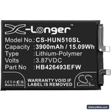 Huawei Honor 50 SE Replacement Battery, 3.87V, 3900mAh, Li-Polymer 3