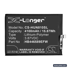 Huawei Nova 8 SE Replacement Battery, 3.87V, 4100mAh, Li-Polymer 1