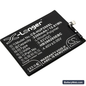 Huawei P20 Replacement Battery, 3.82V, 3300mAh, Li-Polymer 1