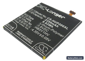 Huawei Ascend P2 Replacement Battery, 3.8V, 2350mAh, Li-Polymer 1