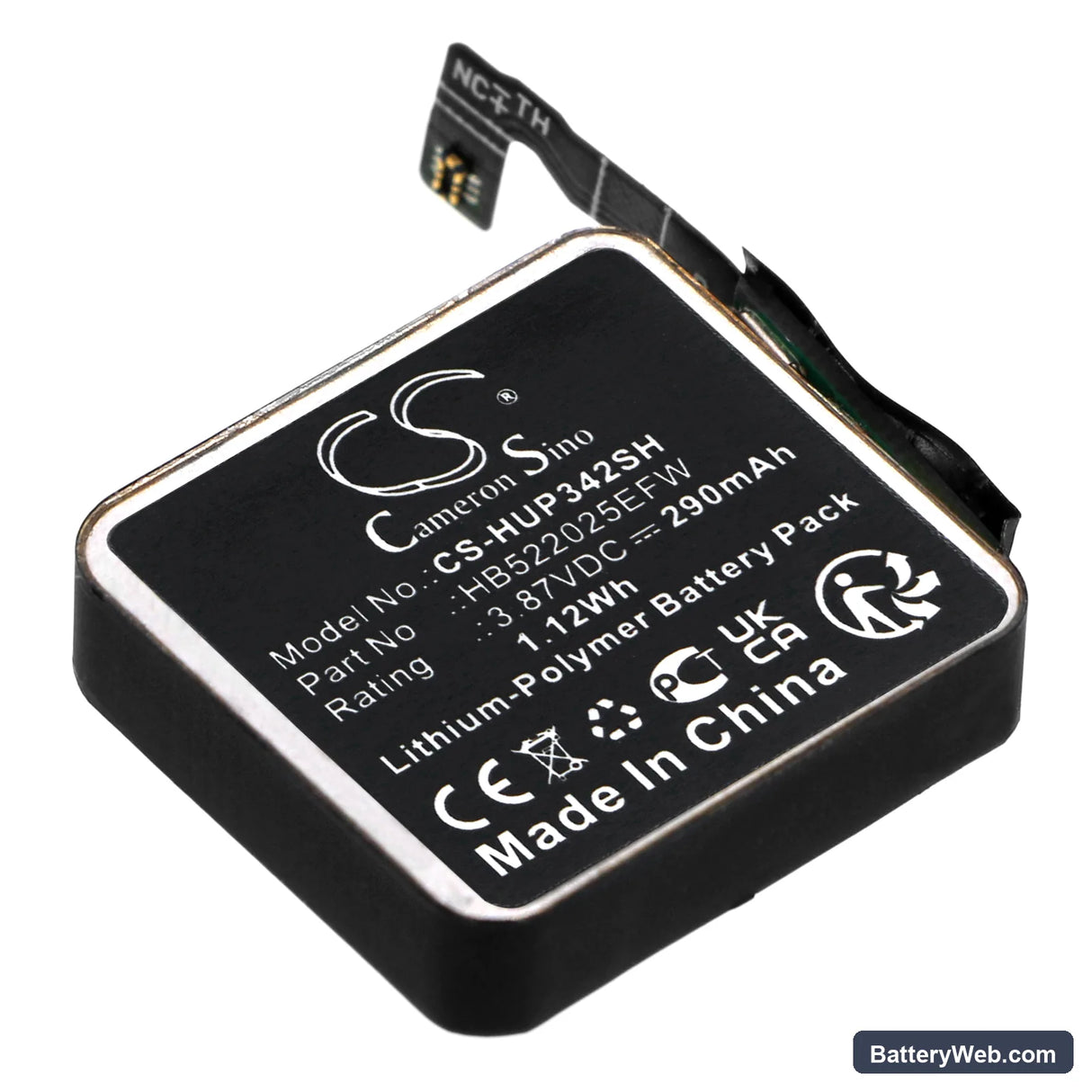 Huawei Watch GT3 42mm Replacement Battery, 3.87V, 290mAh, Li-Polymer 1