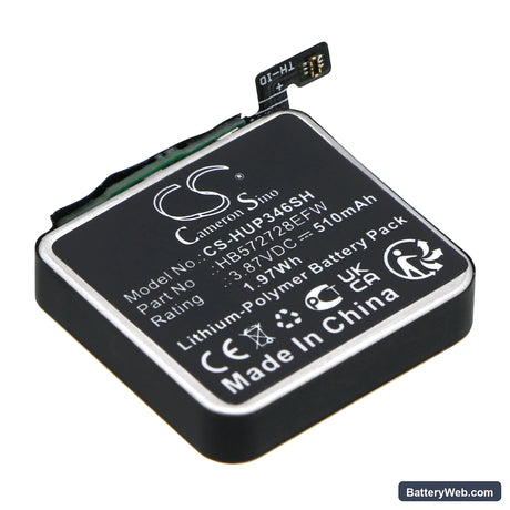 Huawei Watch GT3 Pro 46mm Replacement Battery, 3.87V, 510mAh, Li-Polymer 1