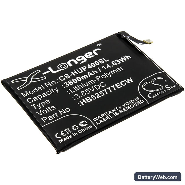 Huawei P40 Replacement Battery, 3.85V, 3800mAh, Li-Polymer 1