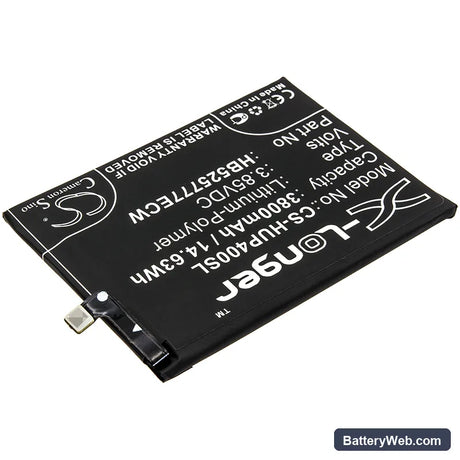 Huawei P40 Replacement Battery, 3.85V, 3800mAh, Li-Polymer 2