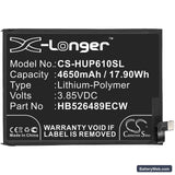 Huawei Y6p Replacement Battery, 3.85V, 4650mAh, Li-Polymer 3