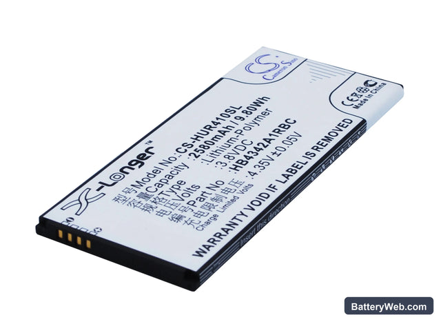 Huawei Honor 4A Replacement Battery, 3.8V, 2580mAh, Li-Polymer 1