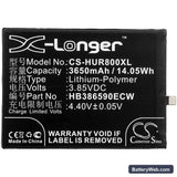 Huawei Honor 8X Replacement Battery, 3.85V, 3650mAh, Li-Polymer 3