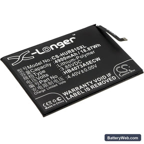 Huawei Honor 8X Max Replacement Battery, 3.85V, 4900mAh, Li-Polymer 1