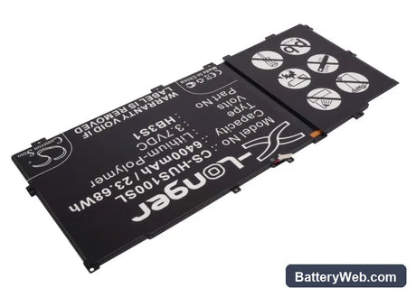 Huawei MediaaPad 10FHD Replacement Battery, 3.7V, 6400mAh, Li-Polymer 2