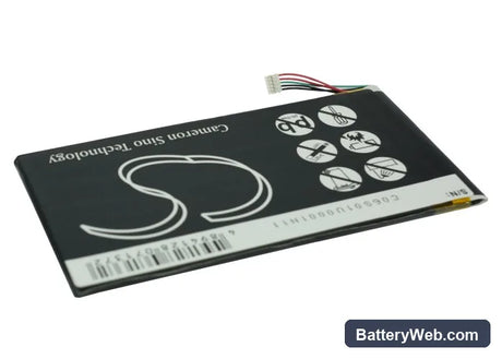 T-Mobile Springboard Replacement Battery, 3.7V, 4000mAh, Li-Polymer 4
