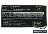 T-Mobile Springboard Replacement Battery, 3.7V, 4000mAh, Li-Polymer 5