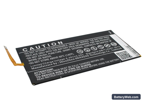 Huawei Mediapad M1 8.0 Replacement Battery, 3.8V, 4650mAh, Li-Polymer 4