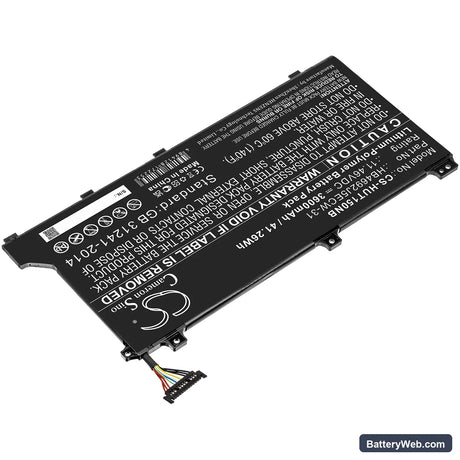 Huawei MateBook D 15 2020 Replacement Battery, 11.46V, 3600mAh, Li-Polymer 2