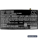 Huawei MateBook Replacement Battery, 7.6V, 4300mAh, Li-Polymer 3