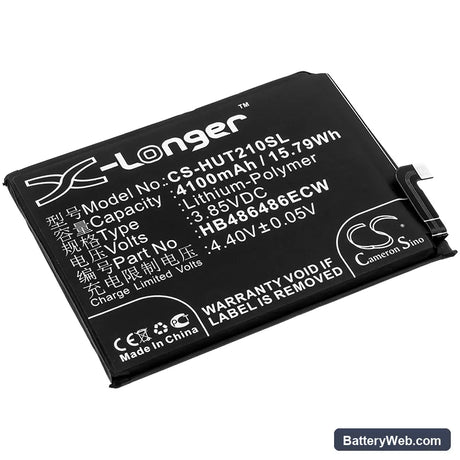 Huawei Mate 20 Pro Replacement Battery, 3.85V, 4100mAh, Li-Polymer 1