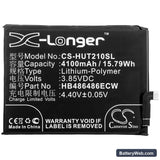 Huawei Mate 20 Pro Replacement Battery, 3.85V, 4100mAh, Li-Polymer 3