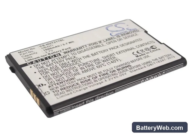 Huawei T2211 Replacement Battery, 3.7V, 1000mAh, Li-ion 1