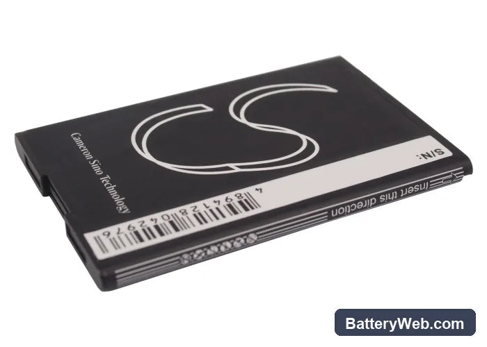 Huawei T2211 Replacement Battery, 3.7V, 1000mAh, Li-ion 3