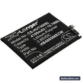 Huawei Mate 30 Replacement Battery, 3.85V, 4100mAh, Li-Polymer 1