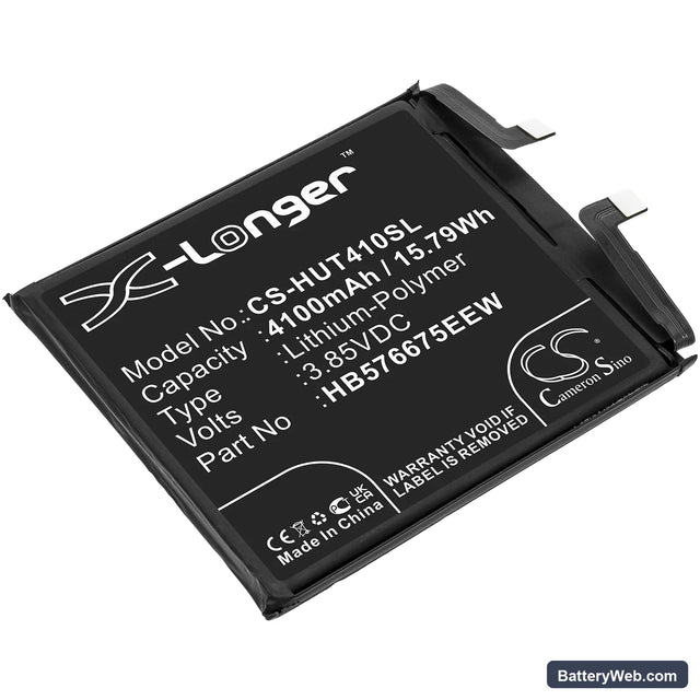 Huawei Mate 40 Pro Replacement Battery, 3.85V, 4100mAh, Li-Polymer 1