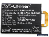 Huawei Honor V8 Replacement Battery, 3.8V, 3400mAh, Li-Polymer 3