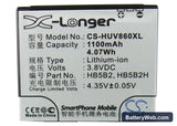 Huawei C5900 Replacement Battery, 3.7V, 1100mAh, Li-ion 5