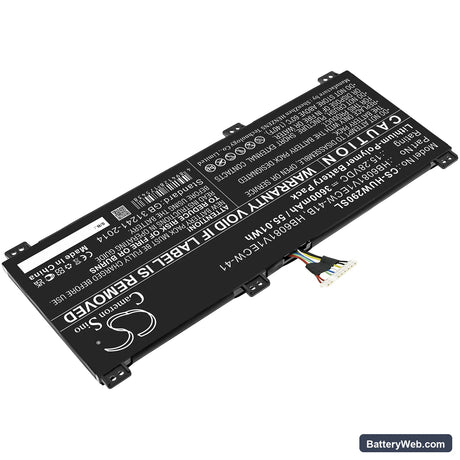 Huawei MateBook D 16 Replacement Battery, 15.28V, 3600mAh, Li-Polymer 2