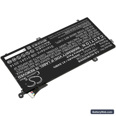Huawei MateBook D Replacement Battery, 11.4V, 3600mAh, Li-Polymer 2