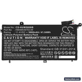 Huawei MateBook D Replacement Battery, 11.4V, 3600mAh, Li-Polymer 3