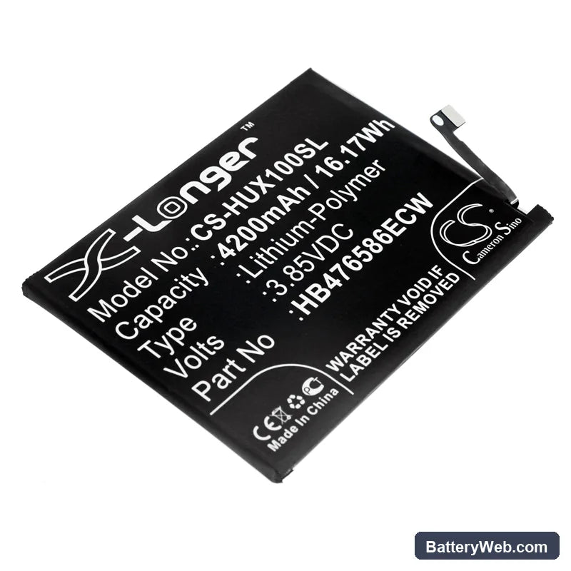 Huawei Honor X10 Replacement Battery, 3.85V, 4200mAh, Li-Polymer 1