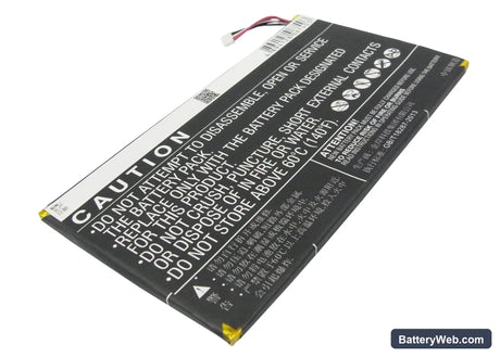 Huawei Honor X1 7D-504L Replacement Battery, 3.7V, 4100mAh, Li-Polymer 4