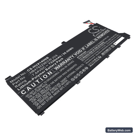 Honor Magicbook 14 i7-1165G7 Replacement Battery, 7.64V, 7330mAh, Li-Polymer 1