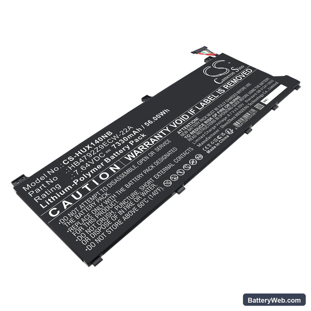 Honor Magicbook 14 i7-1165G7 Replacement Battery, 7.64V, 7330mAh, Li-Polymer 1