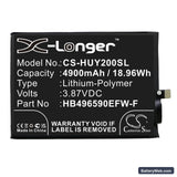 Huawei Honor Play 20 Replacement Battery, 3.87V, 4900mAh, Li-Polymer 3