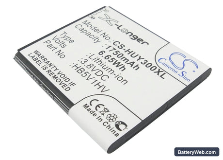 Huawei Y300 Replacement Battery, 3.8V, 1750mAh, Li-ion 1